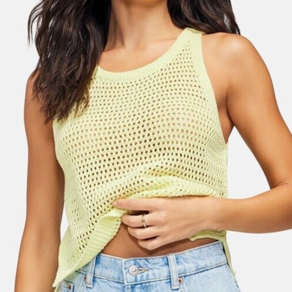 Wildfox Francie Knit Sweater Tank Medium NWT